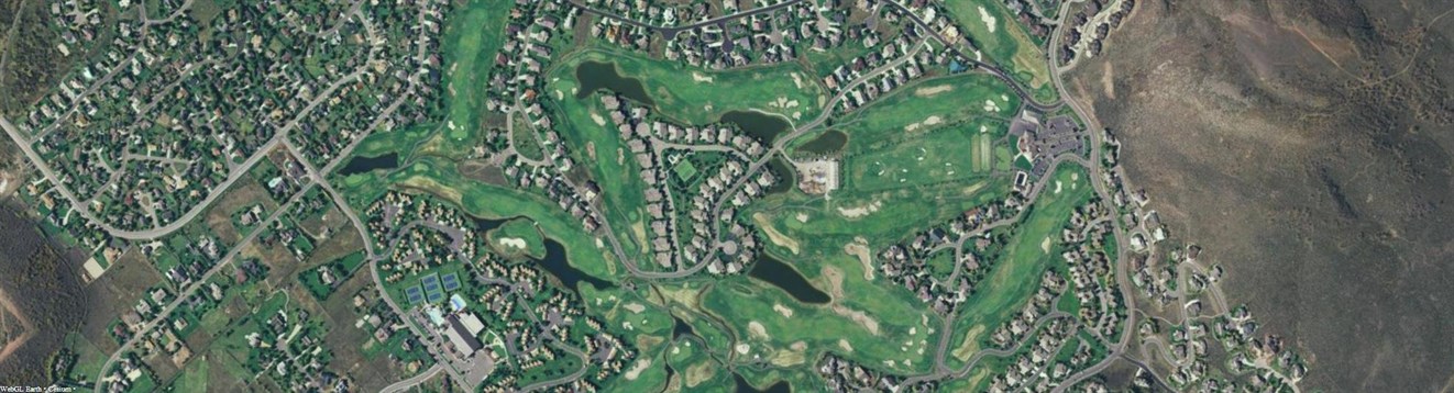 Park Meadows Country Club Golf Course Map, Utah - Printed Golf Courses